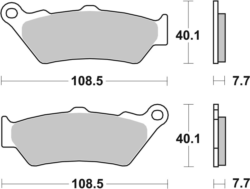 [07BB03SA] Pastillas de freno sinterizadas Brembo 07BB03SA
