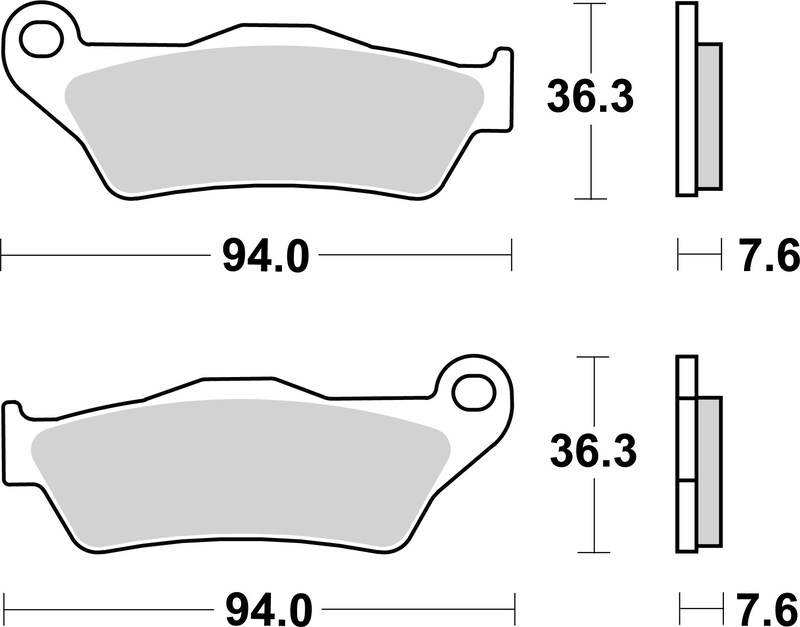 [07BB04LA] Pastillas de freno sinterizadas Brembo 07BB04LA