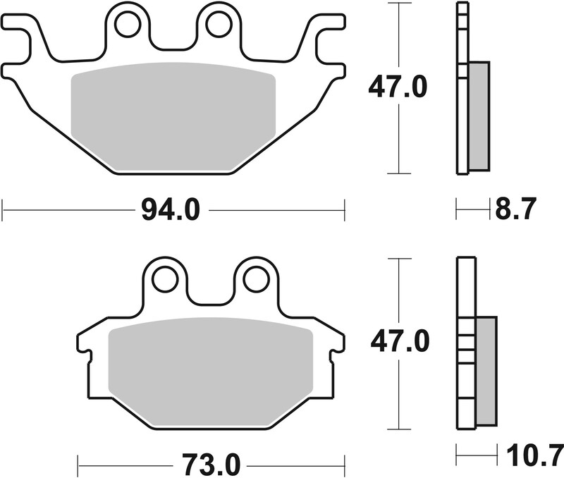 [07GR52SD] Pastillas de freno sinterizadas Brembo 07GR52SD