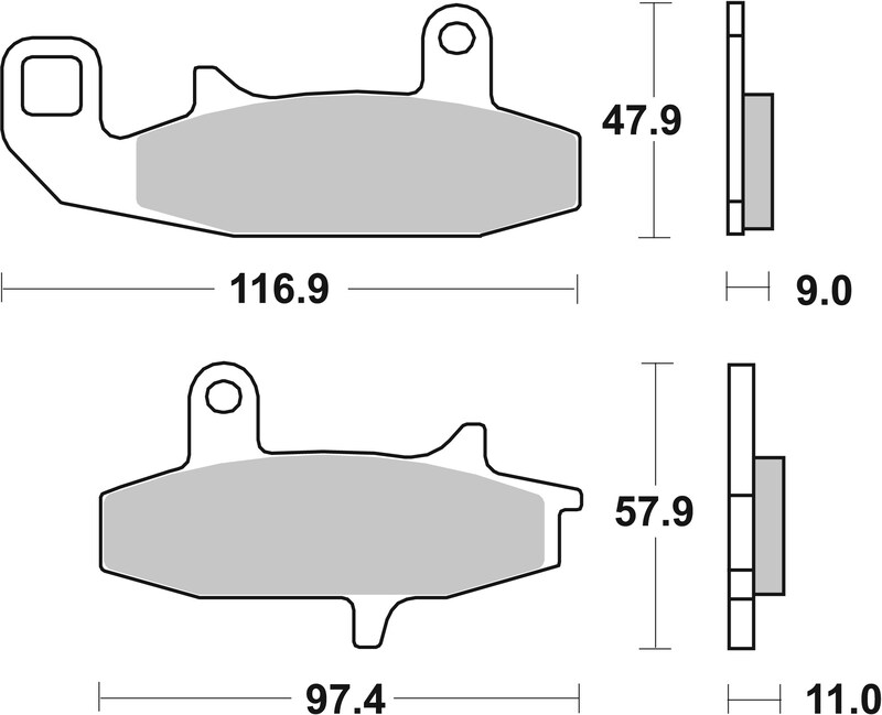 [07SU15SA] Pastillas de freno sinterizadas Brembo 07SU15SA