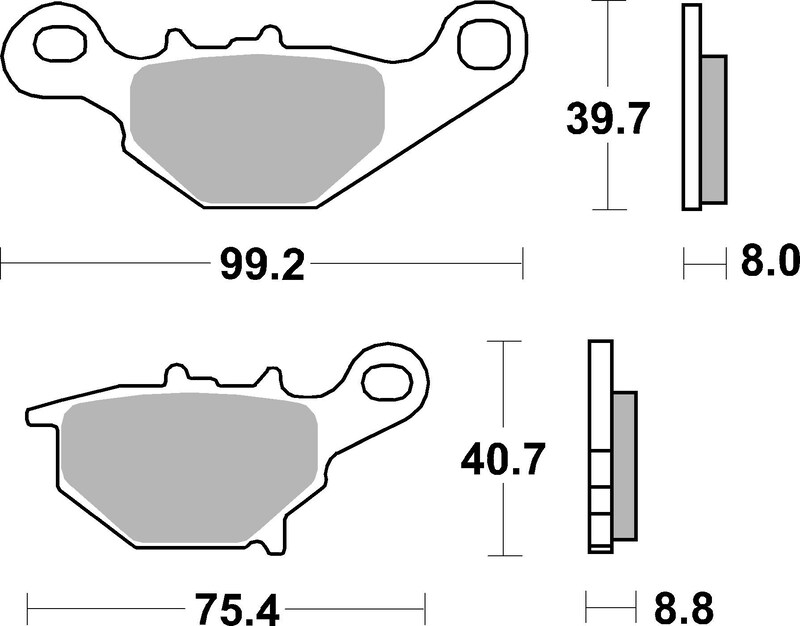 [07SU31SD] Pastillas de freno sinterizadas Brembo 07SU31SD