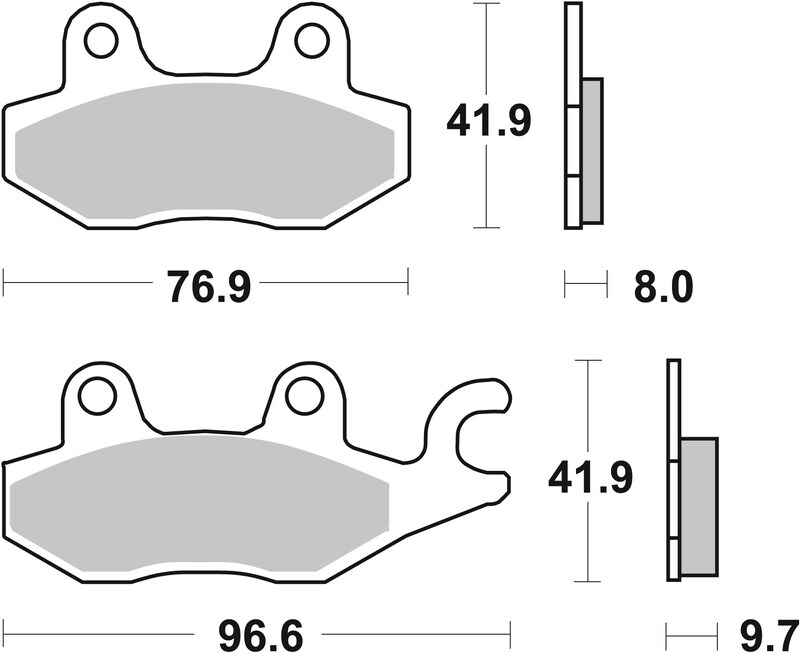 [07YA20SP] Pastillas de freno sinterizadas Brembo 07YA20SP