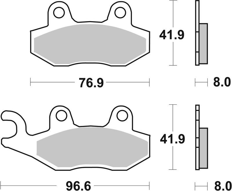 Pastillas de freno BREMBO carretera sinterizadas - 07YA21LA