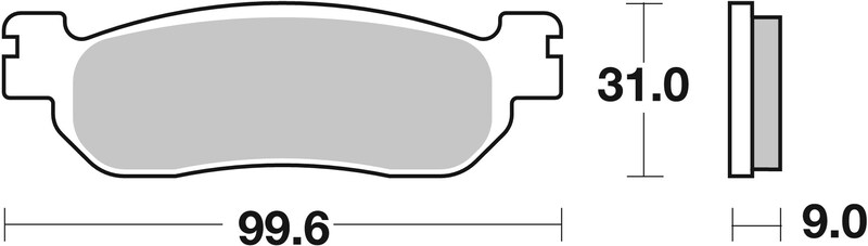 [07YA3707] Pastillas de freno orgánicas Brembo 07YA3707