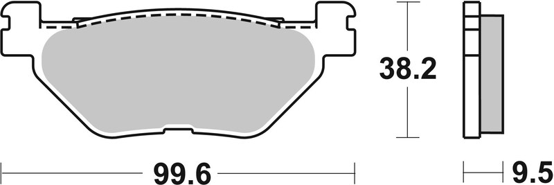 [07YA3908] Pastillas de freno orgánicas BREMBO - 07YA3908