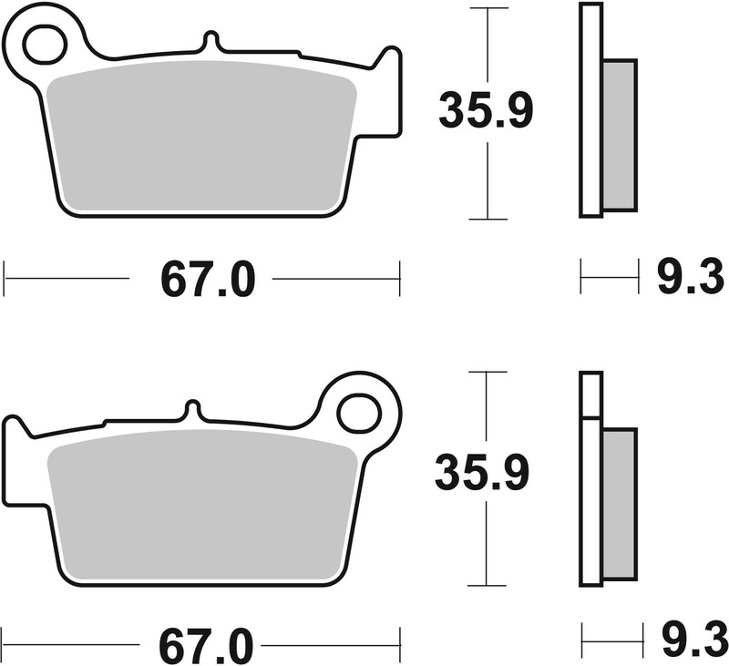 [07YA41SX] Pastillas de freno sinterizadas de competición Brembo 07YA41SX
