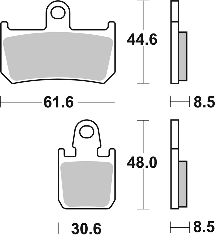 [07YA46RC] Pastillas de freno sinterizadas de competición Brembo 07YA46RC