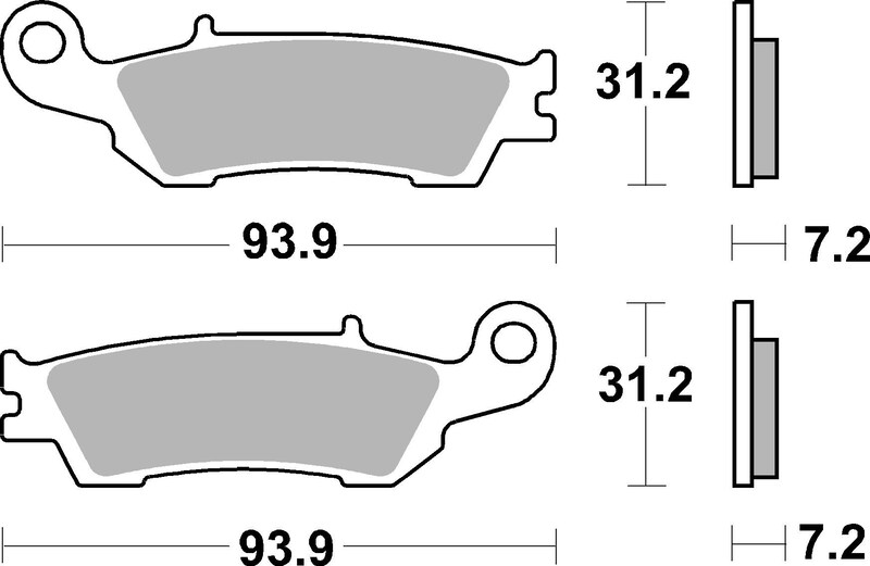 [07YA47SX] Pastillas de freno sinterizadas de competición Brembo 07YA47SX