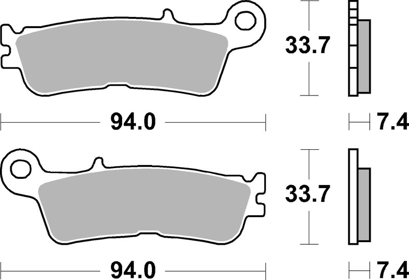 [07YA55SD] Pastillas de freno sinterizadas BREMBO - 07YA55SD