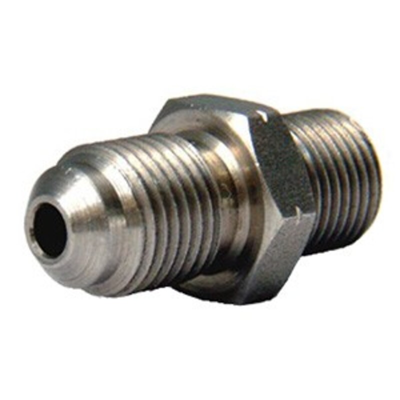 Adaptador macho M10x1 cromado