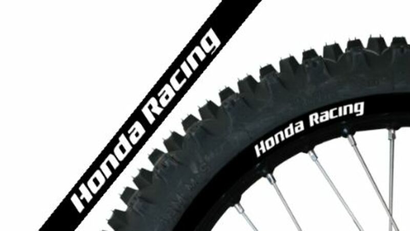 Adhesivo Llanta Blackbird Crystal Honda Racing negro 5068R/20