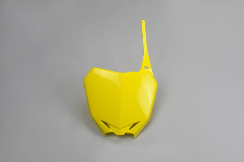 Portanúmeros delantero UFO Suzuki amarillo SU04919-102