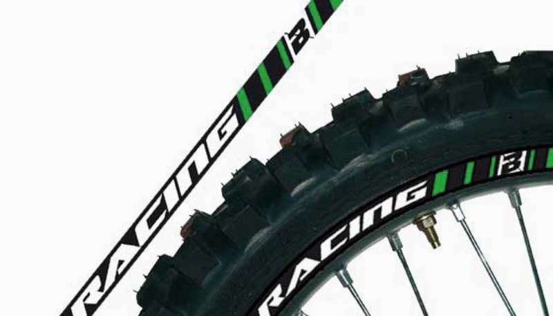 Adhesivo para llantas BLACKBIRD verde 5081/30