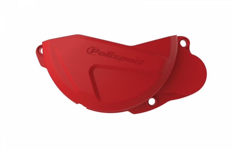 Protector tapa de embrague Polisport CRF250R 18-19 - Rojo