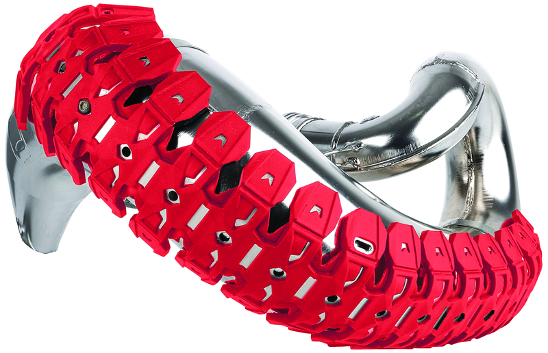 Protector de escape Polisport Armadillo Rojo