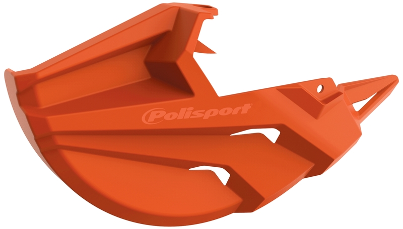 Protector de disco y puntera de Horquilla POLISPORT naranja