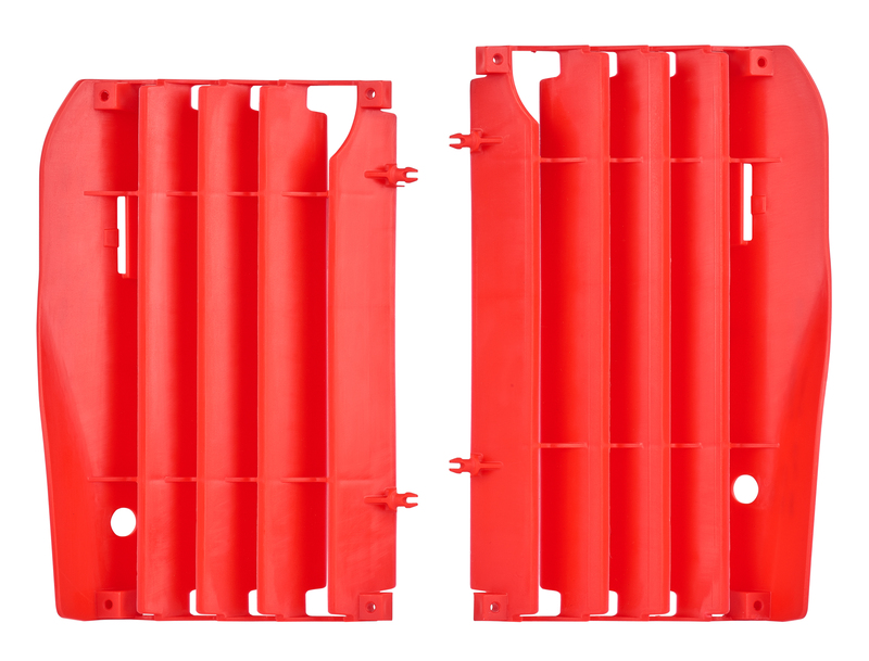 Aletines de radiador POLISPORT 8455700002 rojo Honda