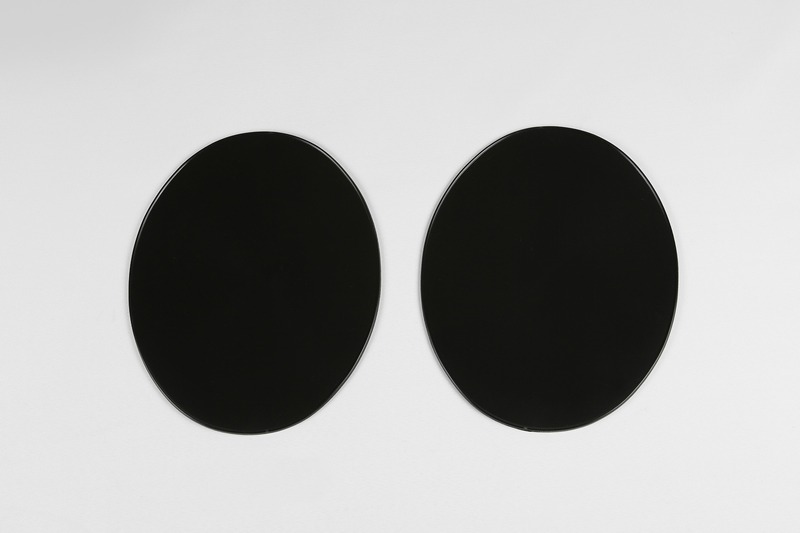 Portanúmeros universal UFO 2 pcs- (desde 1970) negro ME08048-K