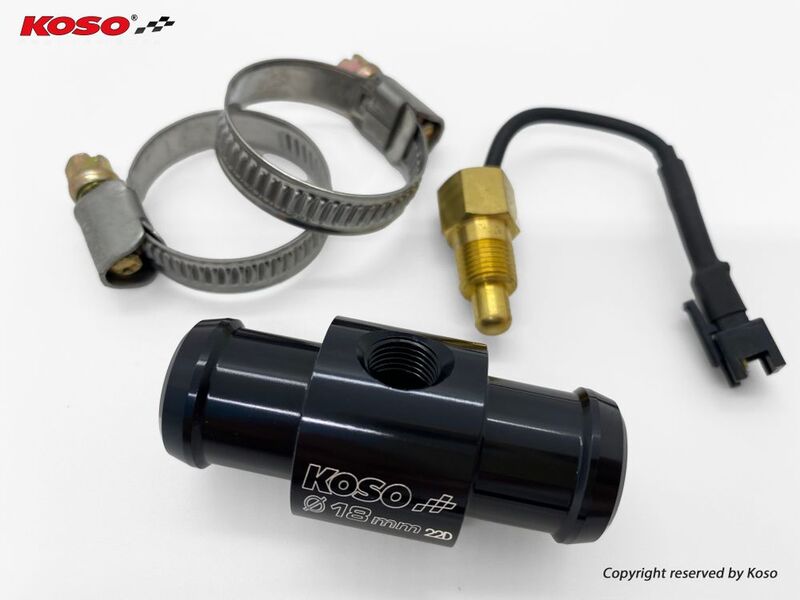 Adaptador para sensor temperatura de agua KOSO Ø18mm BG018B00