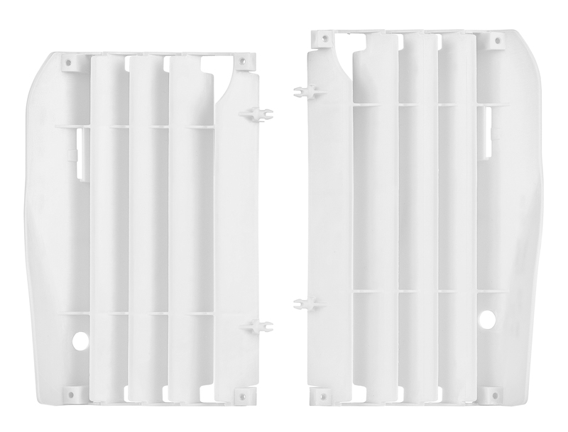 Aletines de radiador POLISPORT Honda Blanco 8456300001