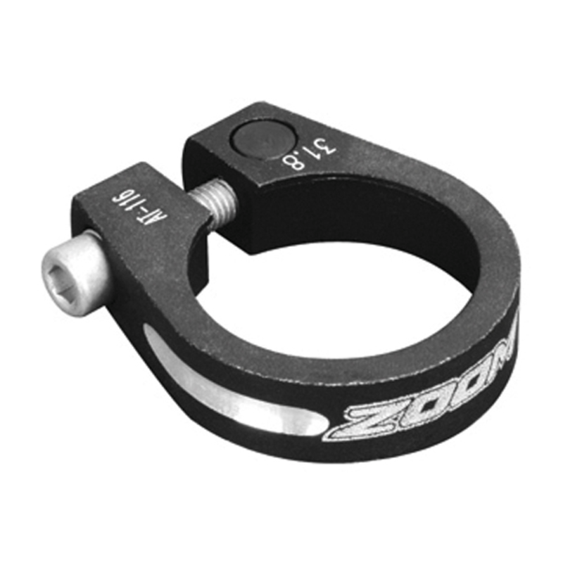 Abrazadera cierre tija de sillín de bicicleta V BIKE con tornillo - Ø28.6mm Negro