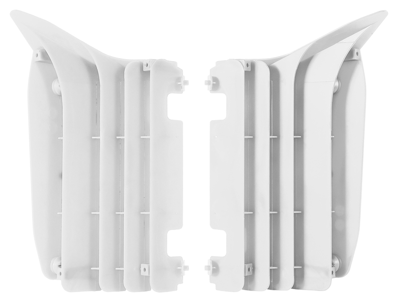 Aletines de radiador POLISPORT Yamaha blanco 8985500002