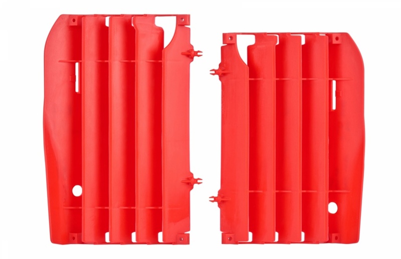 Aletines de radiador POLISPORT Honda rojo 8459900002