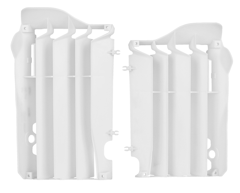 Aletines de radiador POLISPORT Honda blanco 8459800001