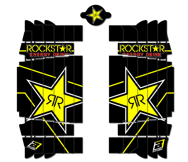 Adhesivos rejillas de radiador Blackbird Rockstar Energy HVA TC/FC 19