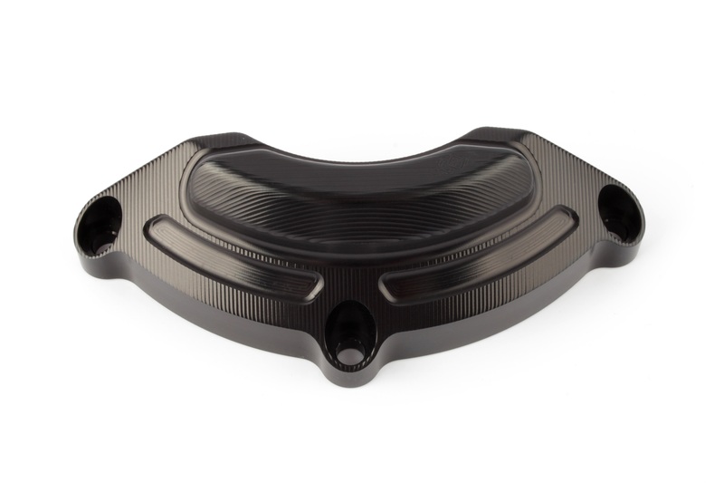 Protector de la tapa del motor GILLES (lado izquierdo), negro