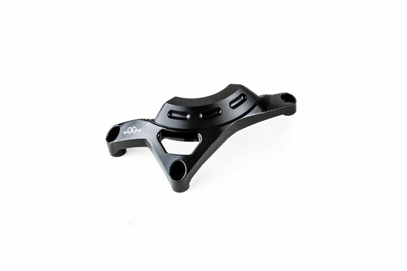 Protector de la tapa del motor GILLES (lado izquierdo), negro