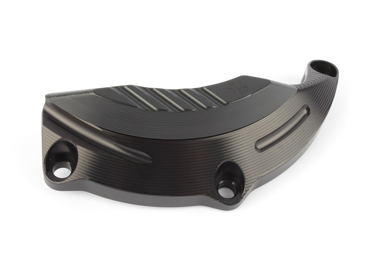 Protector de la tapa del motor GILLES (lado derecho), negro