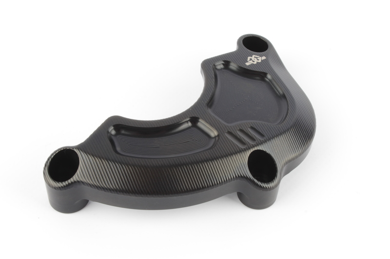 Protector de la tapa del motor GILLES (lado derecho), negro