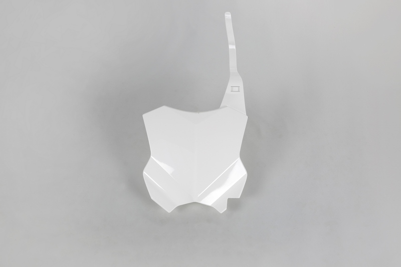 Portanúmeros delantero UFO Kawasaki blanco KA04738-047