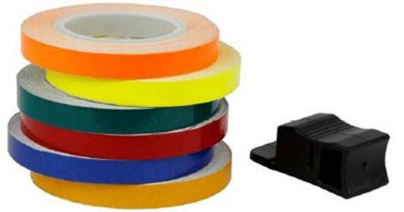 Adhesivo para llantas V PARTS 6m x 7mm blanco