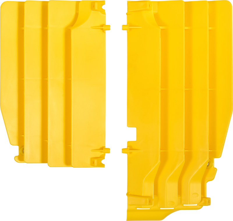 Aletines de radiador Polisport Suzuki amarillo 8464800002
