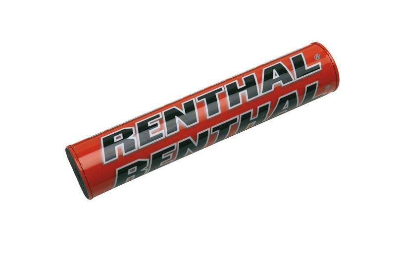 Protector/Morcilla barra superior de manillar Renthal rojo 180mm P251