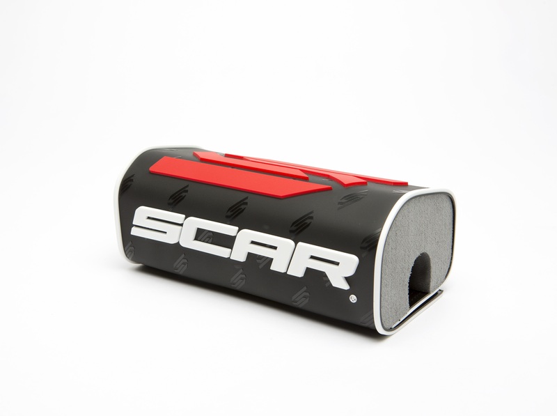 Protector/morcilla de manillar SCAR 3D (para manillar sin barra) - Negro