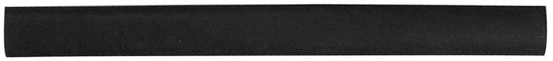 25 manguitos de tubo termorretráctil Ø6,4mm 10cm negro