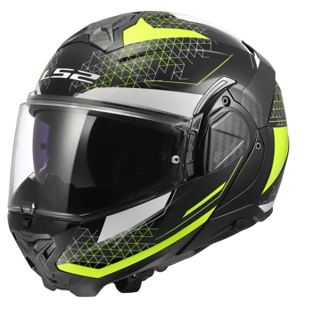 [569102054XS] Casco LS2 FF910 Advant II Astral H-V Yellow (XS)
