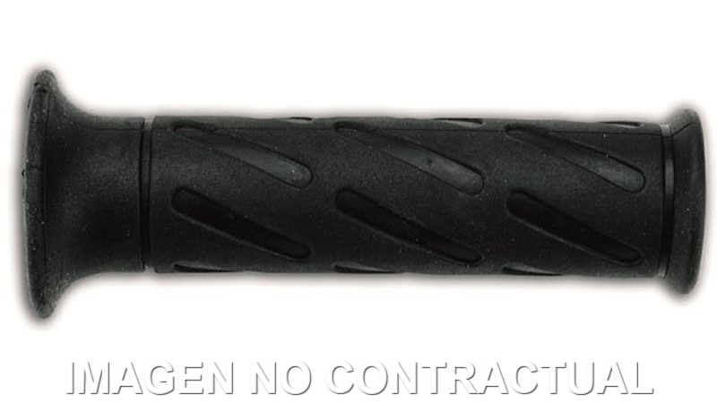 Puños Domino On Road Negros Suzuki abiertos D 22 mm L 124 mm/Izquierda y 118 mm/Derecha