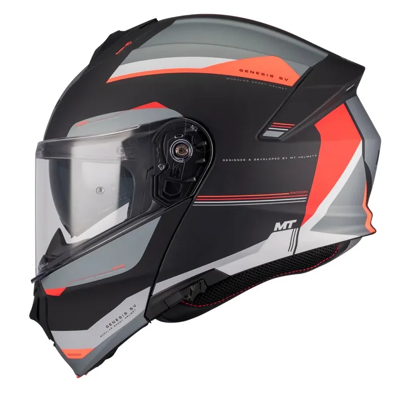 Casco MT Genesis SV Raccoon B5 Mate