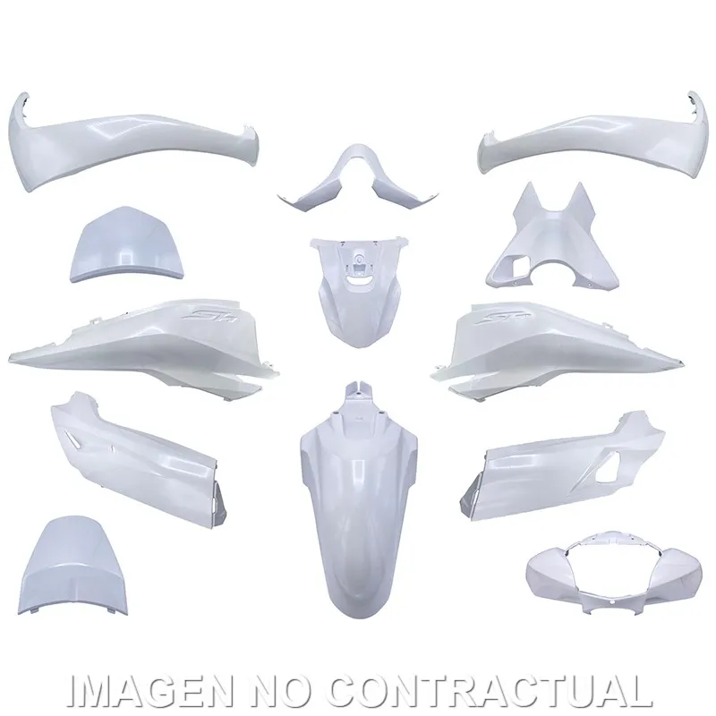[480032] Kit plásticos HERT Honda SH 125 / 150 blanco (2017 a 2019)