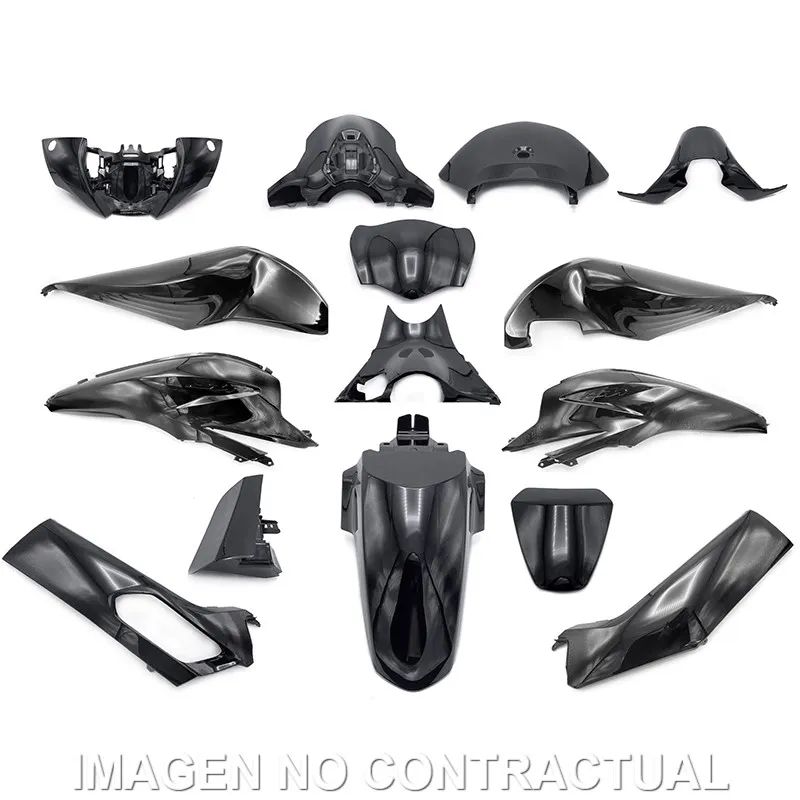 [480033] Kit plásticos HERT Honda SH 125 / 150 negro (2019 a 2026)
