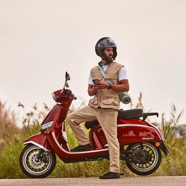 [next mojito rojo] Next Mojito Sangría Red 125cc eléctrico (Batería estándar)