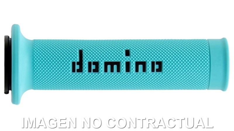 [A01041C4080] Puños Domino On Road Cyan / negro