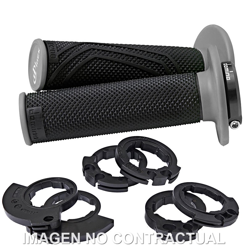 PUÑOS DOMINO D200 NEGRO / GRIS