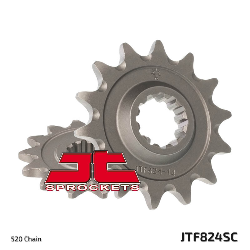 [JTF824.13SC] Piñón JT SPROCKETS acero autolimpiable 824 - Paso 520