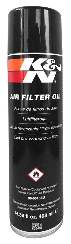 Aceite para filtro de aire K&N en aerosol 408 ml