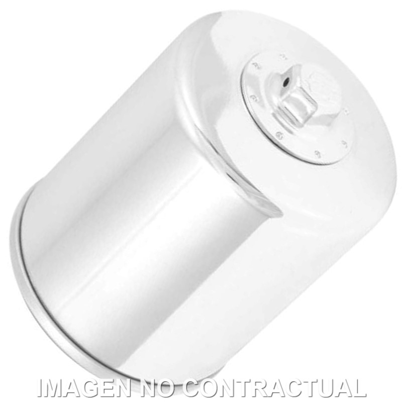 [FKN170C] Filtro aceite K&N cromado Harley Davidson